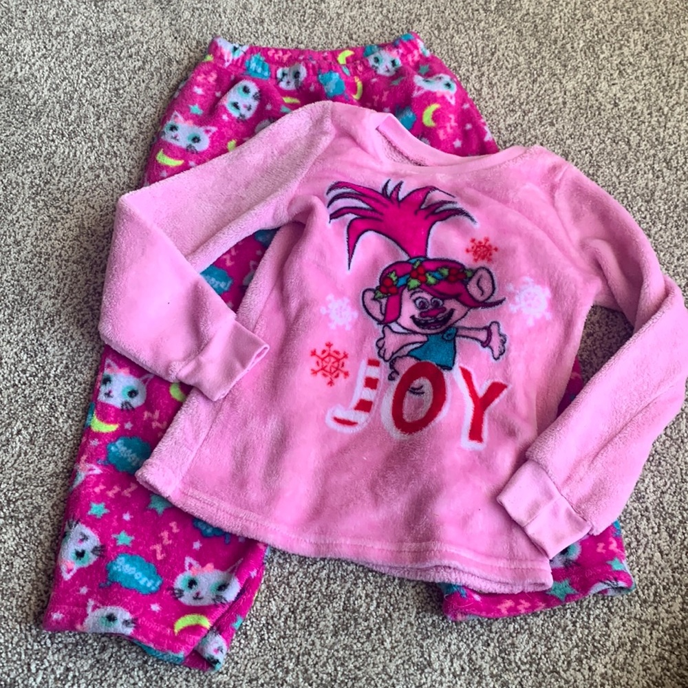 Fuzzy pajama set
